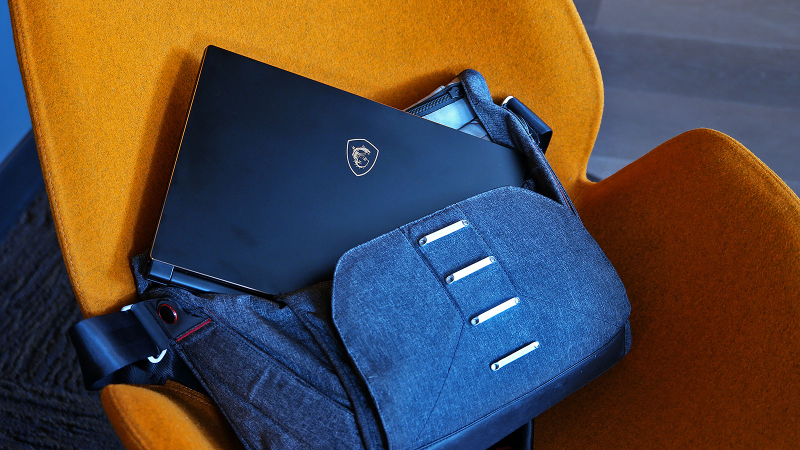 The GS65 fits even better in a bag now too.